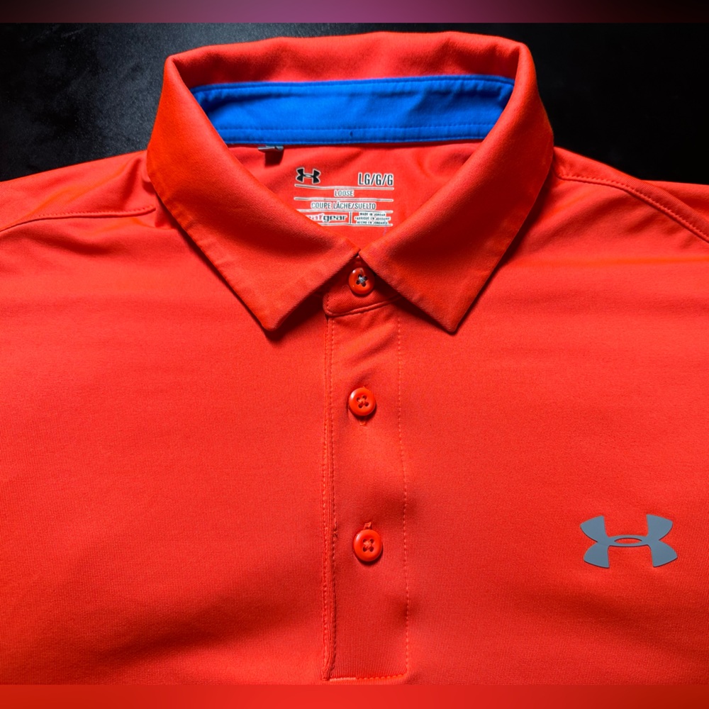 Under Armour Mens Playoff Ventilated Golf Polo Shirt